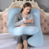 U Shape Velvet Sleeping Pillow