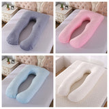 U Shape Velvet Sleeping Pillow