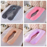 U Shape Velvet Sleeping Pillow