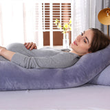 U Shape Velvet Sleeping Pillow