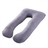 U Shape Velvet Sleeping Pillow