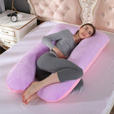 U Shape Velvet Sleeping Pillow