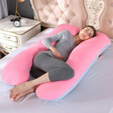 U Shape Velvet Sleeping Pillow