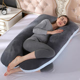 U Shape Velvet Sleeping Pillow