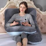 U Shape Velvet Sleeping Pillow